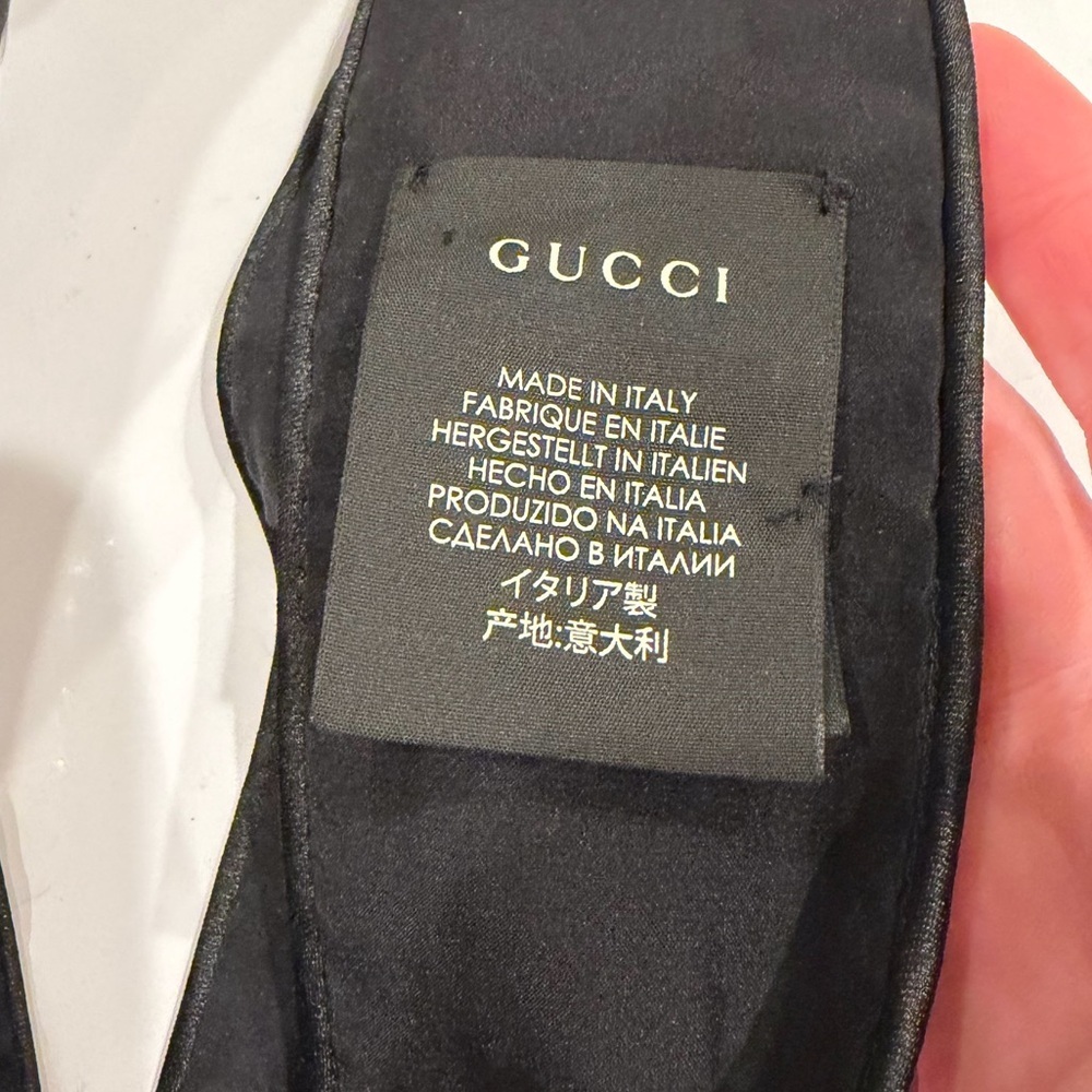 Authentic Gucci Sequin Knotted Headband - Picture 4 of 8